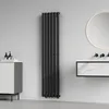 Radiateur tubulaire 'Nore' Noir 160x36cm Simple couche 636W Voir les images du produit 1