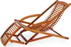 CASARIA® Chaise longue en bois d'acacia Bain de soleil Voir les images du produit 4
