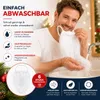 2 in 1 - Weihnachtsmannbart - Nikolausbart Bart weiß Weiß - Produktbild-Vorschau 3