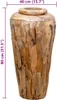 vidaXL Deko-Vase 40 x 80 cm Massivholz Teak Produktbild-Vorschau 6