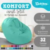 BuBiBag Sitzsack XXL Erwachsene mit Füllung – 2in1 Sitzsack Produktbild-Vorschau 8