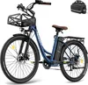 City E-Bike 26" 158 - 198 cm Pannensichere Reifen 36 V 250 Produktbild-Vorschau 1