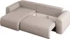 Sofa w kształcie L CAPRI narożnik, tkanina Verita,  Ciepły Podgląd zdjęcia produktu 8