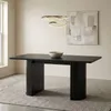 Esstisch GUARDA 160 x 75 cm, Schwarz MDF - Rechteckiger Produktbild-Vorschau 1