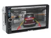 A car radio displaying a backup camera view of a red van in a parking garage. Podgląd zdjęcia produktu