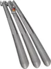 3 Stück Schuhanzieher Set 65cm Farbe Silber Kunststoff Produktbild-Vorschau 1