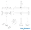 SkyRevolt Dachsparrenhalter Montageset | Frankfurter-Ziegel Produktbild-Vorschau 7
