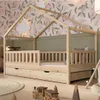 Crazy Pine Domčeková posteľ so zásuvkami 90x200 cm – Detská Náhľad obrázku produktu 1