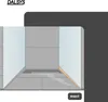 Dalsys Gefällekeil Dusche 148cm, Höhe 19mm, Rechts Silber Produktbild-Vorschau 5