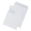 Two white envelopes are shown, one slightly behind the other, against a white background. The front envelope has a small rectangular label with a logo and text. Podgląd zdjęcia produktu