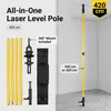 Perche laser télescopique 365–420 cm avec adaptateur Voir les images du produit 1