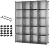 Mondeer Kleiderschrank DIY 20 Kubus Kunststoff Produktbild-Vorschau 1