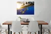 MuchoWow® Poster Meer - Schwimmen - Insel 80x60 cm - Kunst Produktbild-Vorschau 2