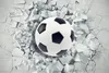 Muralo Vlies Fototapete für Jugendzimmer FUßBALL Beton Produktbild-Vorschau 1