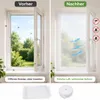 Fliegengitter Fenster 100 x 130 cm Weiß mit Klettband Produktbild-Vorschau 6