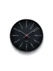 Nástěnné hodiny Arne Jacobsen Bankers Ø21 cm černé Náhled obrázku produktu 1