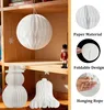 Adornos de copos de nieve de papel, decoración navideña, Vista previa de la imagen del producto 3
