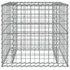 vidaXL Cestino per gabbioni argento 70x70x65 cm Ferro Anteprima dell’immagine prodotto 3
