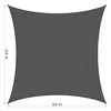 TTL GARDEN Sonnensegel 2,6x2,6m Quadrat anthrazit 300D UV Produktbild-Vorschau 2