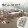 Kanapa dla dzieci Juskys Kayo – sztruksowa, modułowa i Podgląd zdjęcia produktu 5