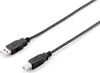Equip 128861, 3 m, USB A, USB B, USB 2.0, Samec/samec, Náhľad obrázku produktu 1