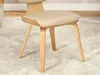 Sedia da pranzo GLENDA - beige / rovere Anteprima dell’immagine prodotto 7