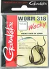 Gamakatsu Haken Wacky 318 schwarz - 6 Angelhaken, Größe:2 Produktbild-Vorschau 1