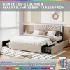 Letto imbottito INONEFT, 160x200 cm, con 4 cassetti. Letto Anteprima dell’immagine prodotto 4