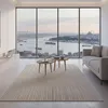 Teppich Wohnzimmer Kurzflor Schlafzimmer Wellen Produktbild-Vorschau 1