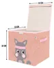Boîte de rangement en tissu pour enfant "chat" avec Voir les images du produit 3