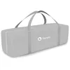 A gray travel bag with handles and a logo. Produktbild-Vorschau