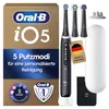 Elektrická zubná kefka Oral-B iO 5 Black 3 náhradné hlavice Náhľad obrázku produktu 1