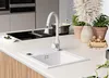 PRIMAGRAN Granitspüle Weiß 55x44cm, Spülbecken 1 Becken + Produktbild-Vorschau 7