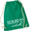 Huuraa Turnbeutel Rheinland verliebt 12 Liter Kelly Green Produktbild-Vorschau 1