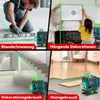 Niveau laser 16 lignes Laser Level 4° Autonivelant, 4 x Voir les images du produit 7