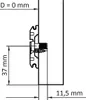 1 x CLIP Standardscharnier 107° Eckanschlag + Montageplatte Produktbild-Vorschau 5