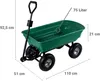 Gartenwagen mit Kippfunktion 75L – Handwagen bis 300 kg, Produktbild-Vorschau 3