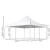 TOOLPORT 5x5m Aluminium Faltpavillon, inkl. 4 Seitenteile, Produktbild-Vorschau 6