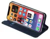 A blue flip case for an iPhone 12 Mini, shown at an angle with the phone open. Anteprima dell’immagine prodotto