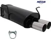 Novus acier sport Silencieux 2x76 rond vif BMW E46 monoflux Voir les images du produit 7