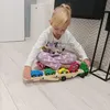 Drewniana ciężarówka - laweta + zestaw samochodów 22698 Podgląd zdjęcia produktu 11