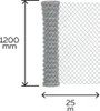 Alberts Maschendraht Geflecht, Höhe 120 cm, Länge 25 m, Produktbild-Vorschau 2