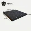 4 protiskluzové podložky 10 cm x 10 cm x 1 cm Tlumič Náhled obrázku produktu 4