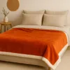 Plaid in Flanella Sherpa 480G/M² 200x240 Terracotta DECO Anteprima dell’immagine prodotto 4