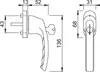 Hoppe Fenstergriff 099S/U52Z 200NM F 9016 7/037 / 4W1323-EW Produktbild-Vorschau 2