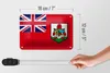 Blechschild Flagge Bermudas 18x12cm Flag of Bermuda Produktbild-Vorschau 5