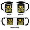 Kaffeebecher in schwarz mit Spruch Mach Limoncello aus Produktbild-Vorschau 4