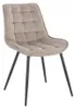 HOME DELUXE - Polsterstuhl IKALO 6er Set - Farbe: Hellbraun Produktbild-Vorschau 5