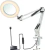 Tomshine Flexible Clamp-on Tischlampe mit 8x Lupe Produktbild-Vorschau 1