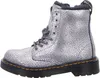 A side view of a silver Dr. Martens boot. Produktbild-Vorschau